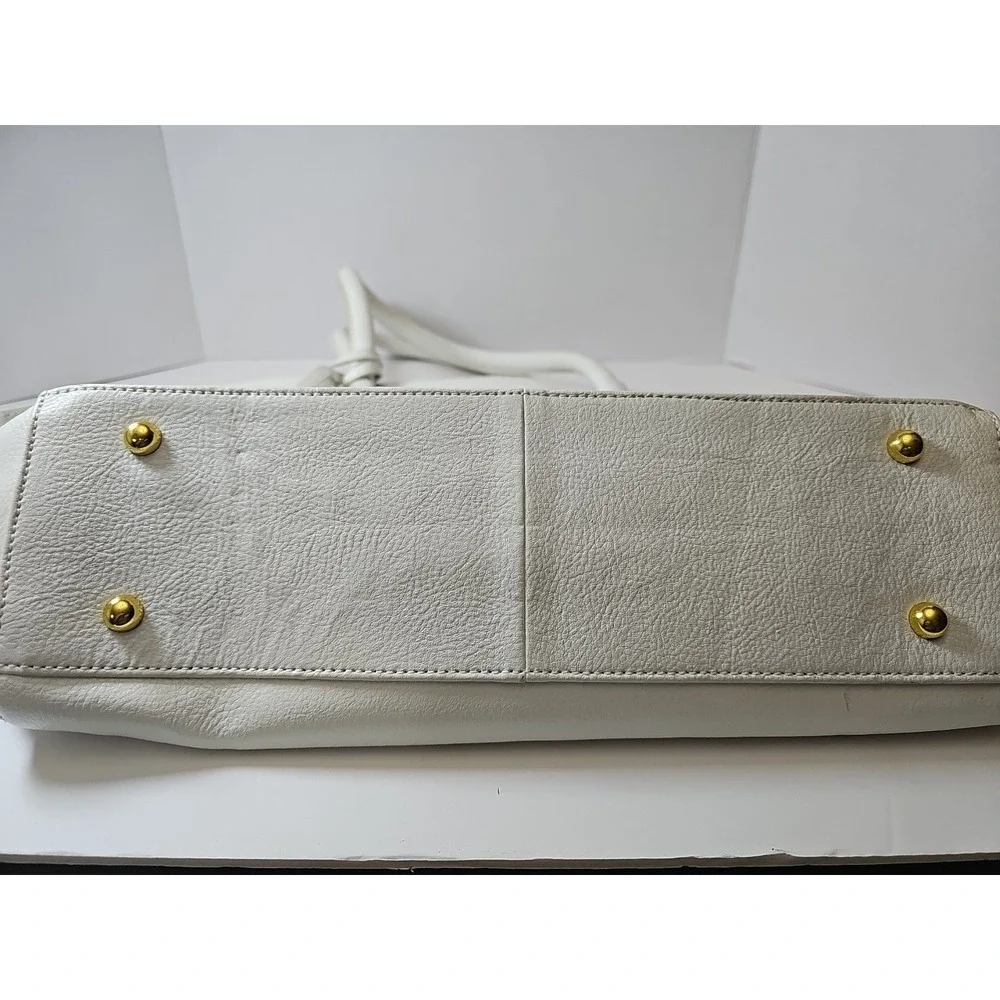 JOY &‎ IMAN Genuine Leather Satchel Tote Purse Hand Shoulder Bag